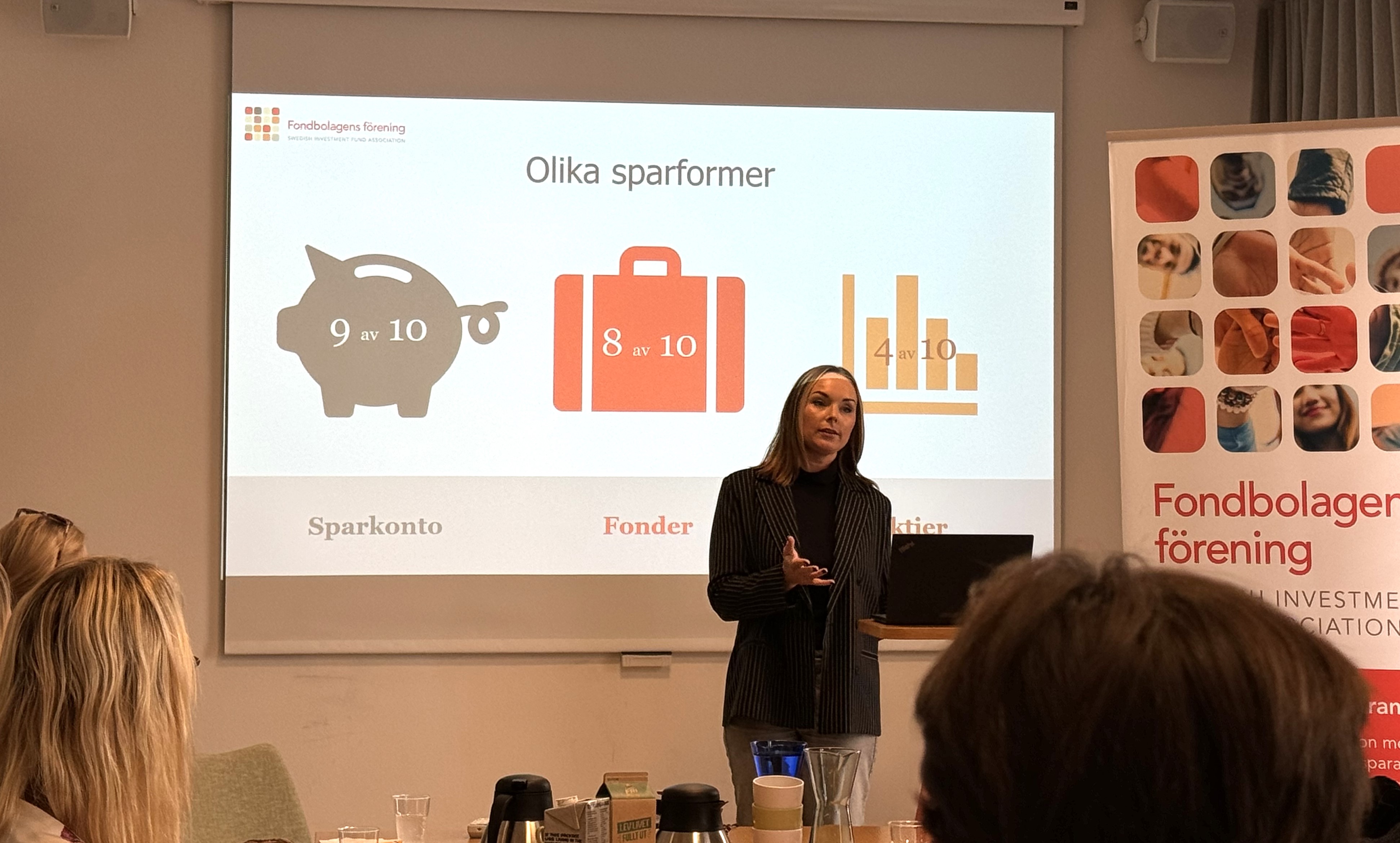 Lunchpresentation Av Stora Fondspararunders kningen Fondbolagens F rening